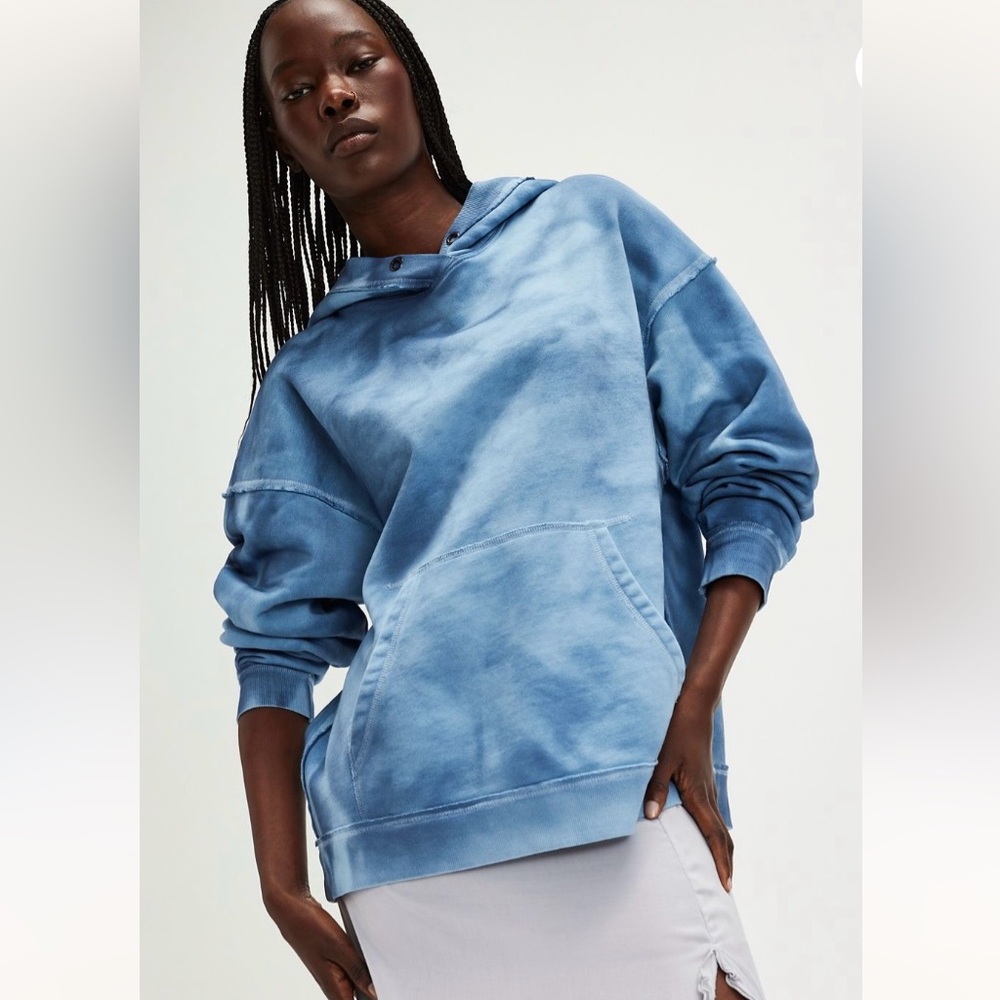 FREE PEOPLE We the Free Your Favorite Washed Hoodie Sweatshirt